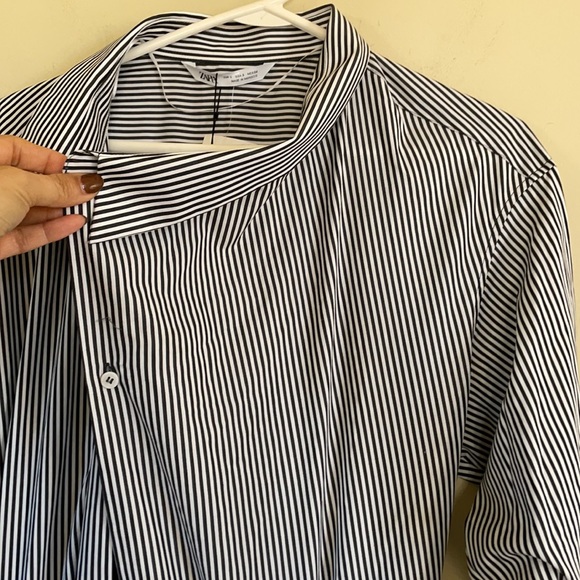 Zara striped oversized button up closure - Picture 7 of 8